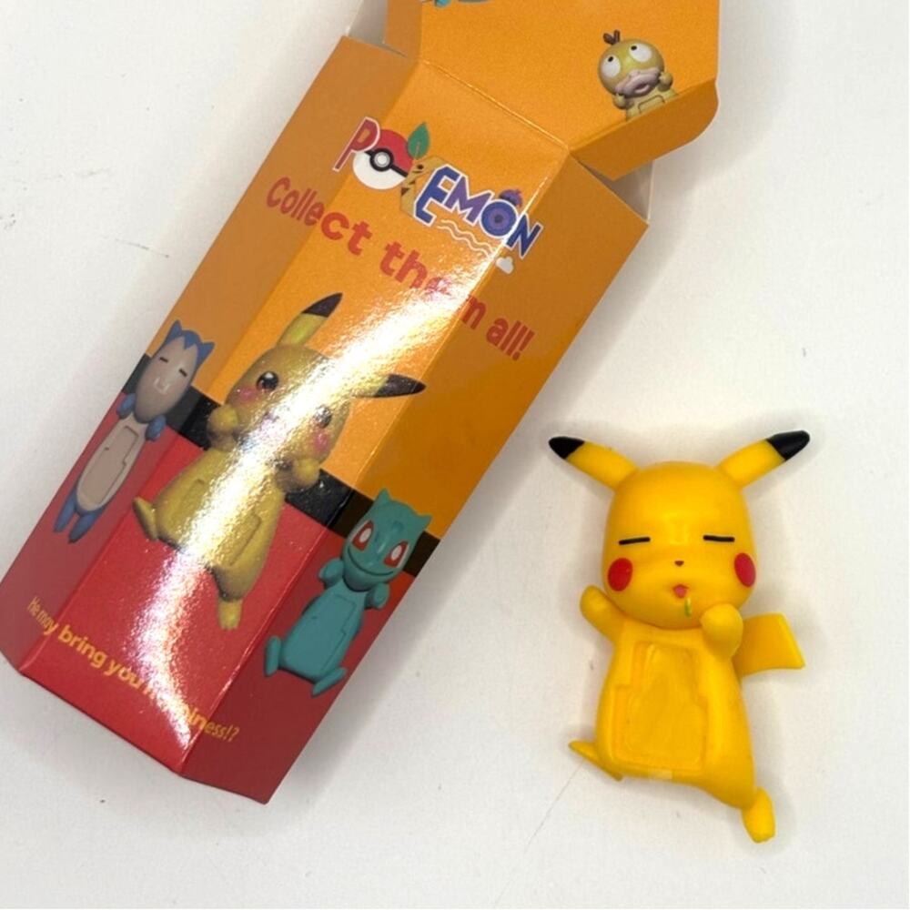 New Collectible Pokemon Pikachu, Attachable Mini Figure Open Blind Box - READ